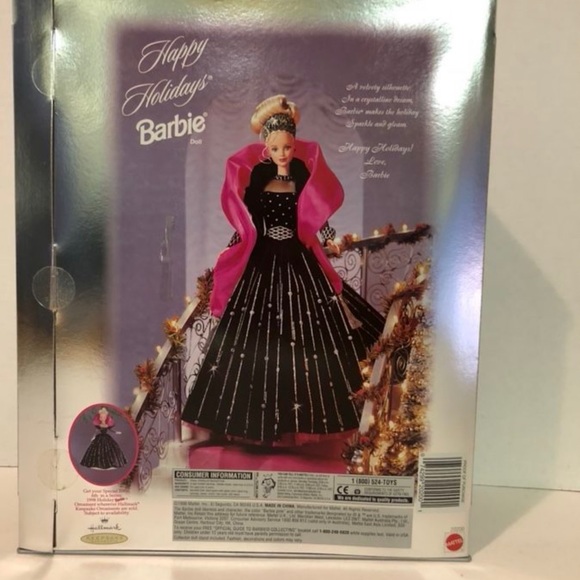 1998 Happy Holidays Barbie (Mattel # 20200) - Picture 3 of 4
